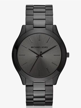 Michael Kors Women's Black Stainless Steel Bracelet Watch